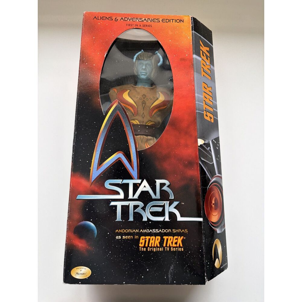 Vintage 1999 Star Trek Andorian Ambassador Shras 12" Action Figure
